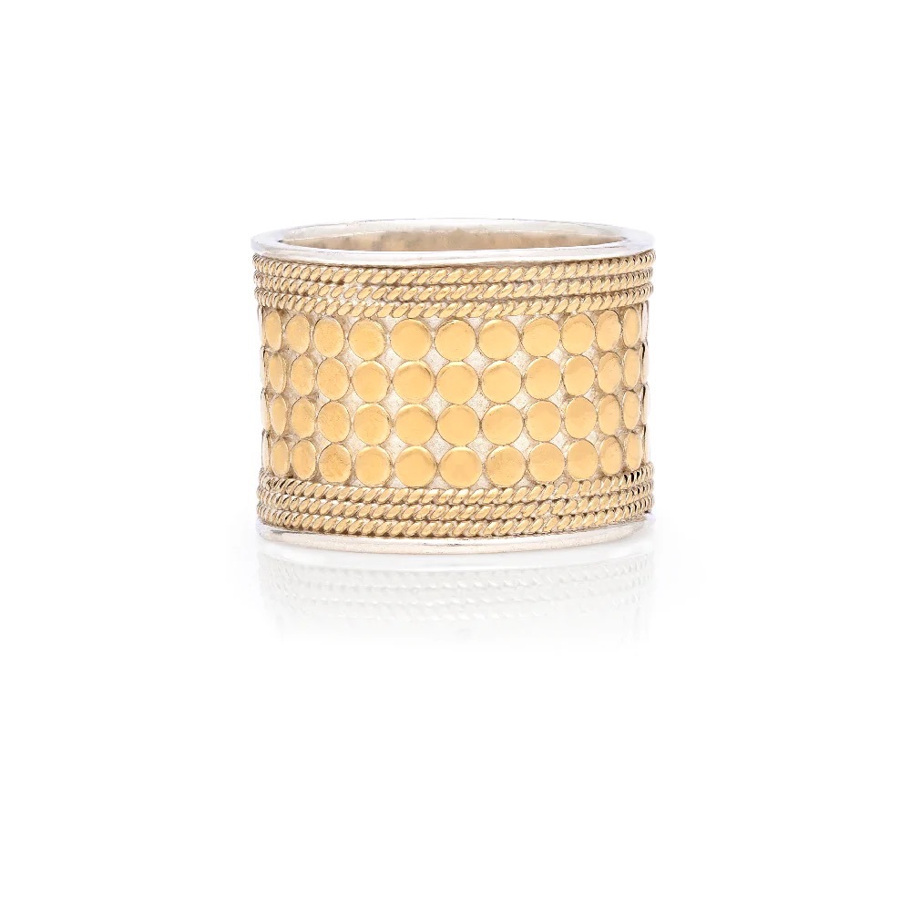 Anna Beck Two Toned Dotted Band Ring
